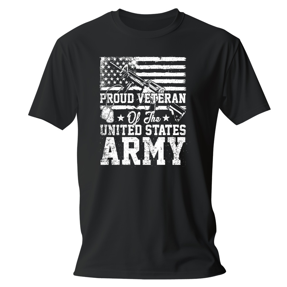 Blank T-010101-Proud Veteran Of The U.S. Army-ffffff_combo Proud Vetran T-Shirt